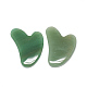 Естественные зеленые авантюрины gua sha доски G-S336-57A-1