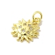 Латунные микро проложить кубического циркония подвески KK-M283-23G-01-2