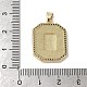 Латунные микро проложить кубического циркония подвески KK-K385-026G-4