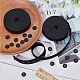20 шт. плоские круглые пуговицы из окрашенной смолы DIY-GF0006-55A-6
