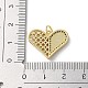 Латунные микропаве прозрачные подвески с фианитом KK-C045-01C-G-3