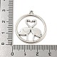 Сплавочные подвески тибетского стиля TIBE-Q098-02AS-3