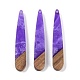 Подвески из смолы и дерева WOOD-F015-01E-1