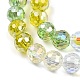Прозрачные стеклянные бусины GLAA-T023-32A-3