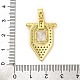 Латунные подвески с кубическим цирконием KK-D536-16G-3