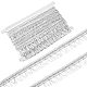 Металлические ленты из полиэстера DIY-WH0542-01B-02-1