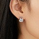 Серьги-гвоздики из латуни в виде мини-кролика ZL6900-2