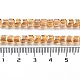 Гальванические стеклянные бусины X-EGLA-J028-4x4mm-AB18-2
