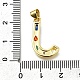 Латунные микропаве прозрачные подвески с фианитом KK-G521-01G-J-01-3