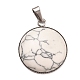 Синтетические бирюзовые подвески STAS-O127-03P-02-2
