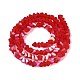 Нити из матового прозрачного стекла GLAA-N054-4mm-06-2