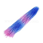 Градиентные цветные стеклянные бусины DGLA-A039-T2mm-A019