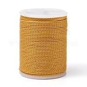 Круглый вощеный полиэфирный шнур YC-G006-01-1.0mm-24