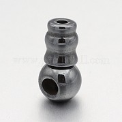 Немагнитные синтетические гематит 3 отверстие гуру шарики G-P046-19C