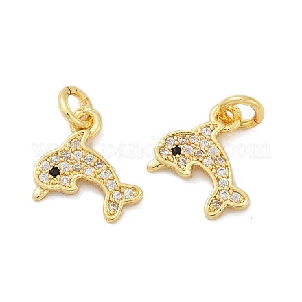 Латунные микро проложить кубического циркония подвески KK-U073-05G-1