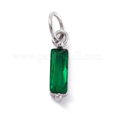 Подвески из нержавеющей стали 304 с кубическим цирконием STAS-E487-21P-06-1