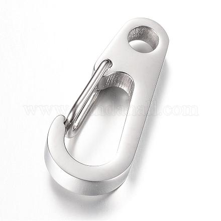 Фурнитура для брелока из нержавеющей стали 304 STAS-R065-75-1