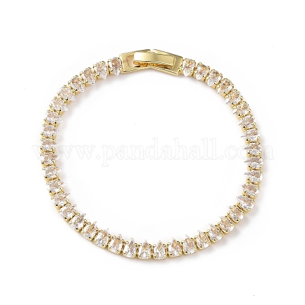 Теннисный браслет из кубического циркония BJEW-L652-24G-02-1