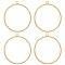 Beebeecraft 1 Box 20Pcs Round Open Back Bezel Pendant 18K Gold Plated Brass Circle Hollow Mold Charms with Loop for DIY Pressed Flower Resin Crafts Jewelry Making