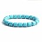 Turquoise Bracelet with Elastic Rope Bracelet, Male and Female Lovers Best Friend, Bead: 6mm