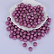 Round Silicone Focal Beads, Orchid, 15mm, Hole: 2mm