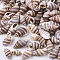 Natural Spiral Shell Beads, Turritella Shell, Undrilled/No Hole Beads, Rosy Brown, 10~20x5~11x5~9mm