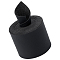 2M Flat Microfiber Imitation Leather Cord, for Clothes Decor, Black, 49.5mm, about 2.19 Yards(2m)/Roll
