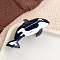 Cellulose Acetate Claw Hair Clips, Hair Accessories for Women & Girls, Whale, 128x56mm