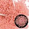 Luminous Glow in the Dark Transparent Glass Round Beads, No Hole/Undrilled, Salmon, 5mm, about 2800Pcs/bag