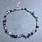 Natural Fluorite Chip Beaded Necklaces for Women, 16.93 inch(43cm)