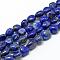 Natural Lapis Lazuli Beads Strands, Oval, 6~10x4~7x4~7mm, Hole: 1mm, about 43~62pcs/strand, 15.7 inch