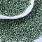 MIYUKI Delica Beads, Cylinder, Japanese Seed Beads, 11/0, (DB0414) Galvanized Dark Sea Foam, 1.3x1.6mm, Hole: 0.8mm, about 2000pcs/10g