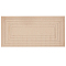Poplar Wood Sheets & Rings, for Clay Plate Guide, Rectangle, PapayaWhip, 23~35x5~17x0.45cm, 7pcs/set