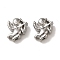 Non-Tarnish 304 Stainless Steel Beads, Cupid, Stainless Steel Color, 13x10.5x5mm, Hole: 1.2mm