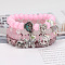 4Pcs Bohemian Style Alloy & Glass & Acrylic Charm Bracelets Set, Butterfly & Anchor & Elephant, Antique Silver, Pearl Pink, 7-1/8 inch(18cm)