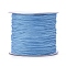 Nylon Thread, Nylon Jewelry Cord for Custom Woven Jewelry Making, Light Sky Blue, 0.6mm, about 142.16 yards(130m)/roll