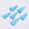 Polyester Tassel Pendant Decorations, Light Sky Blue, 30~35mm