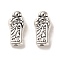 Tibetan Style Alloy Beads, Cadmium Free & Lead Free, Human, Antique Silver, 13x6.5x4mm, Hole: 1.2mm, about 1149pcs/1000g