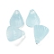 Translucent Resin Lotus Seedpod Charms, Light Cyan, 15x13.5mm, Hole: 1.2mm