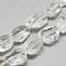 Natural Quartz Crystal Beads Strands, Rock Crystal Beads, Nuggets, 20~27x15~19x13~15mm, Hole: 1.5mm, about 15~20pcs/strand, 15.7 inch