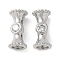 Brass Micro Pave Cubic Zirconia Beads, Cadmium Free & Nickel Free & Lead Free, Column, Real Platinum Plated, 10.5x5mm, Hole: 0.8mm