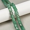 Natural Green Aventurine Beads Strands, Column, 9.5~10x10~10.5mm, Hole: 0.8~1mm, about 40pcs/strand, 15.31~15.35''(38.9~39cm)