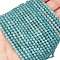 Natural Amazonite Beads Strands, Round, Grade A, 3mm, Hole: 0.5mm, about 136pcs/strand, 15.87''(40.3cm)