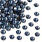 Preciosa® Crystal Hotfix Flatback Stones, Czech Crystal, Round(438 11 612 Chaton Rose VIVA 12 ®), 30150 Denim Blue, SS6(1.9~2.1mm)