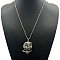 Fashionable Alloy Pendant Necklaces, with Crystal AB Rhinestone, Owl