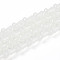 Baking Painted Glass Beads Strands, Mushroom, Clear, 11.5~12x7.5~8mm, Hole: 0.8mm, about 65~67pcs/strand, 30.31~31.10 inch(77~79cm)