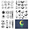 2 Sets 2 Style PVA & Cloth Water-soluble Embroidery Aid Drawing Sketch, Mixed Shapes, 297x210mm