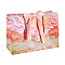 Paper Bags with Handle, with Cotton Cord Handles, Merchandise Bag, Gift, Party Bag, Rectangle, Colorful, Mountain, 20.1x28x0.45cm