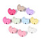 Baking Paint Alloy Beads, Bowknot & Moon, Mixed Color, 12.5x11.5x7mm, Hole: 1.8mm