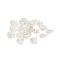 Transparent Acrylic Pendants, Cabbage, Clear AB, 20x17x3.5mm, Hole: 1.5mm, 1111pcs/500g